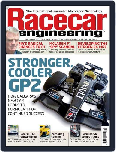 Racecar Engineering August 10th, 2007 Digital Back Issue Cover