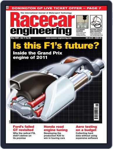 Racecar Engineering April 16th, 2007 Digital Back Issue Cover