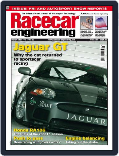 Racecar Engineering March 5th, 2007 Digital Back Issue Cover