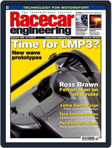 Racecar Engineering August 12th, 2005 Digital Back Issue Cover