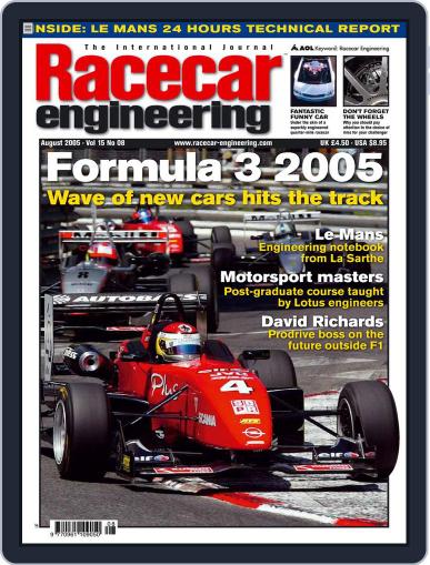 Racecar Engineering July 12th, 2005 Digital Back Issue Cover