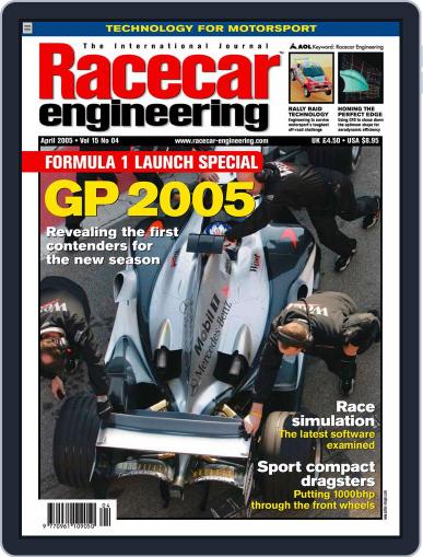 Racecar Engineering March 14th, 2005 Digital Back Issue Cover