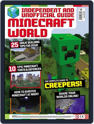 Minecraft World February 4th, 2016 Digital Back Issue Cover