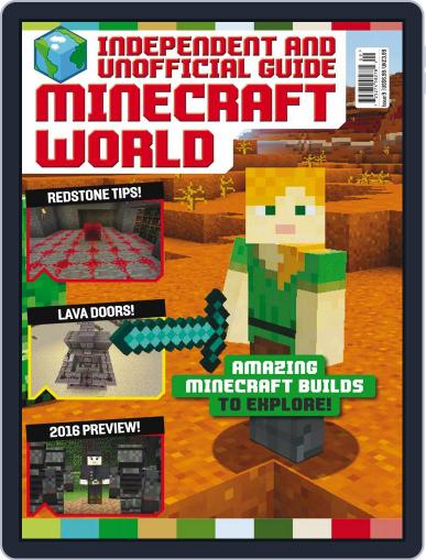 Minecraft World January 1st, 2016 Digital Back Issue Cover