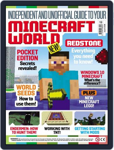 Minecraft World August 24th, 2015 Digital Back Issue Cover