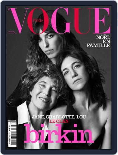 Vogue Paris December 1st, 2018 Digital Back Issue Cover