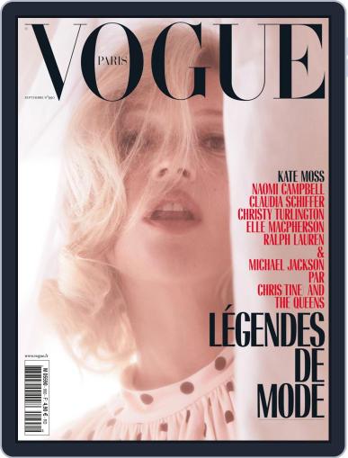 Vogue Paris September 1st, 2018 Digital Back Issue Cover
