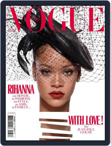 Vogue Paris December 1st, 2017 Digital Back Issue Cover