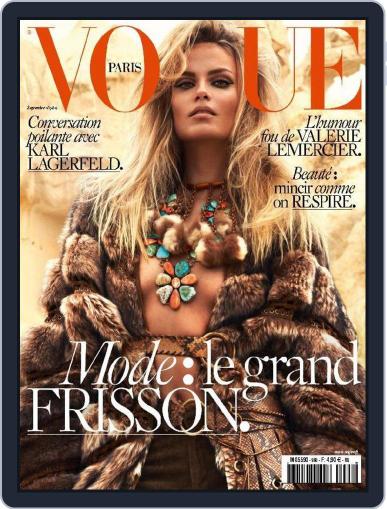 Vogue Paris August 19th, 2015 Digital Back Issue Cover