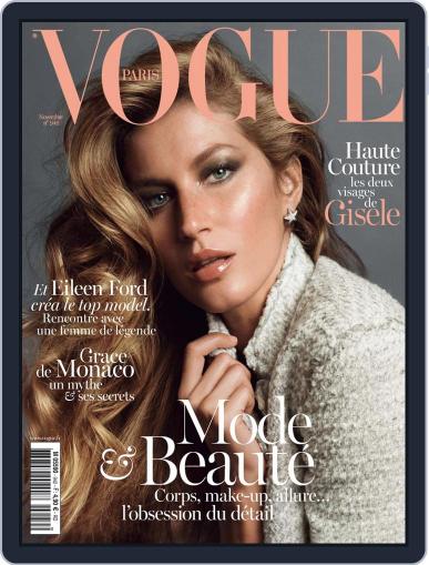 Vogue Paris October 24th, 2013 Digital Back Issue Cover