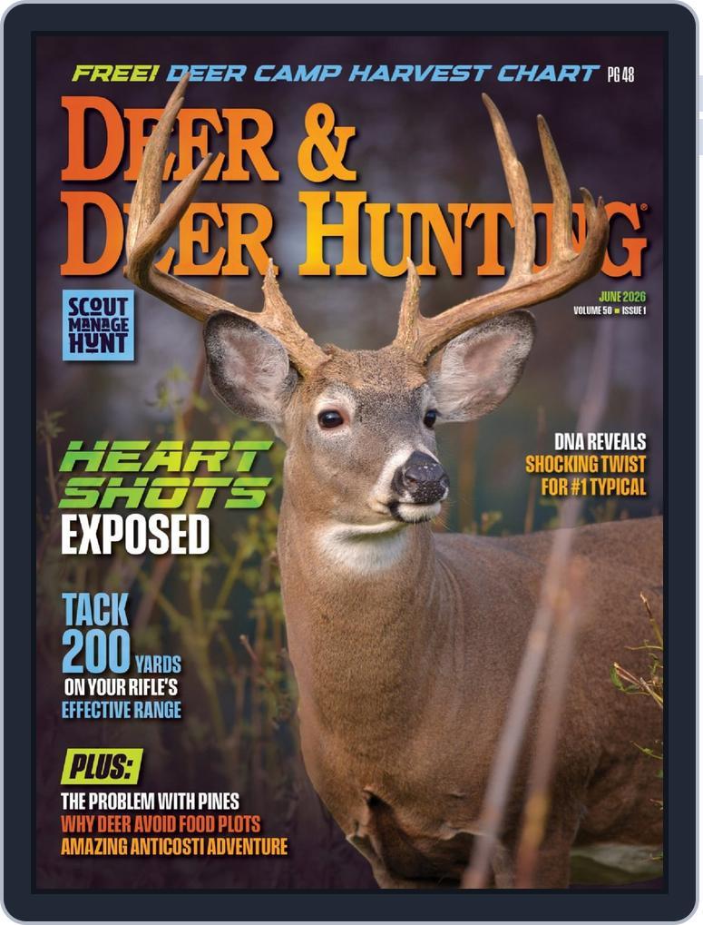 Deer & Deer Hunting (Digital) Subscription                    June 1st, 2026 Issue