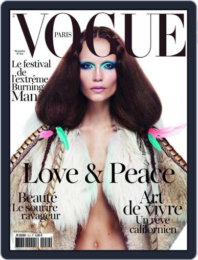 Vogue Paris October 28th, 2010 Digital Back Issue Cover