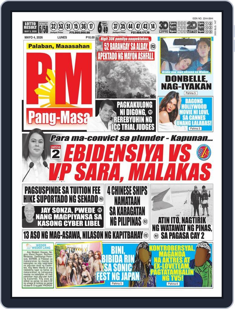 Pang Masa (Digital) Subscription