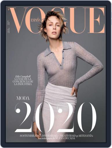 Vogue España January 1st, 2020 Digital Back Issue Cover