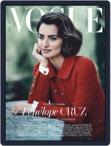 Vogue España April 1st, 2019 Digital Back Issue Cover