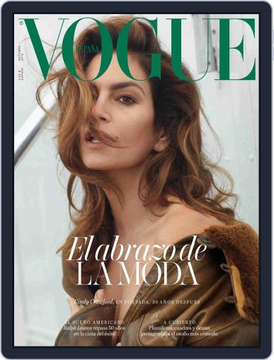 Vogue España October 1st, 2018 Digital Back Issue Cover