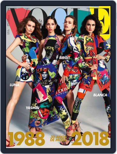 Vogue España April 1st, 2018 Digital Back Issue Cover