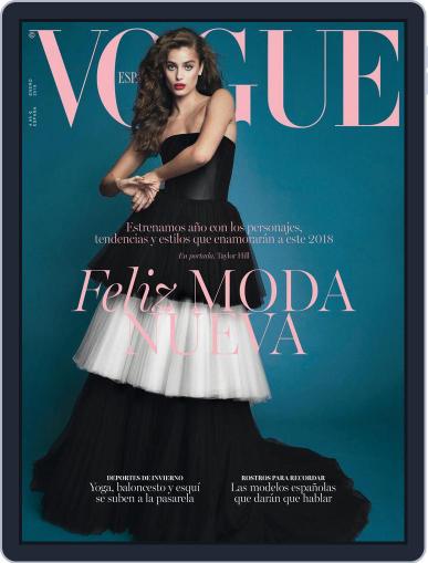 Vogue España January 1st, 2018 Digital Back Issue Cover