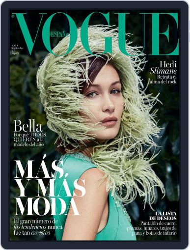 Vogue España September 1st, 2017 Digital Back Issue Cover