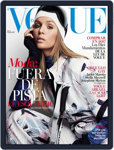 Vogue España January 1st, 2017 Digital Back Issue Cover