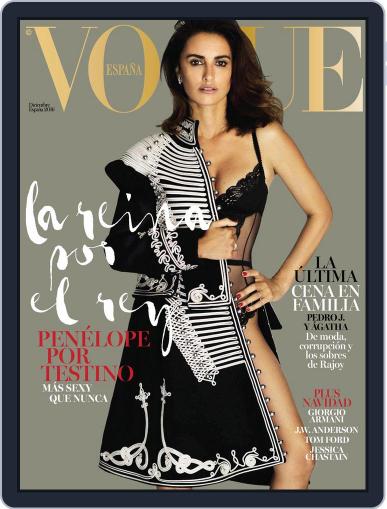 Vogue España December 1st, 2016 Digital Back Issue Cover