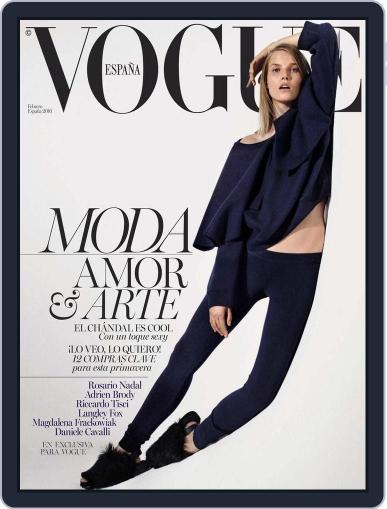 Vogue España January 19th, 2016 Digital Back Issue Cover