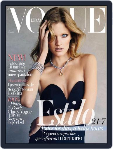 Vogue España June 19th, 2014 Digital Back Issue Cover