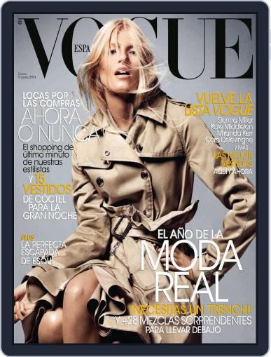 Vogue España December 18th, 2013 Digital Back Issue Cover