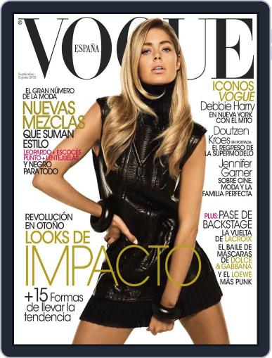 Vogue España August 19th, 2013 Digital Back Issue Cover