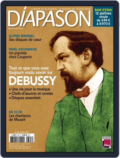 Diapason April 1st, 2018 Digital Back Issue Cover