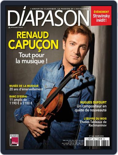 Diapason March 1st, 2018 Digital Back Issue Cover