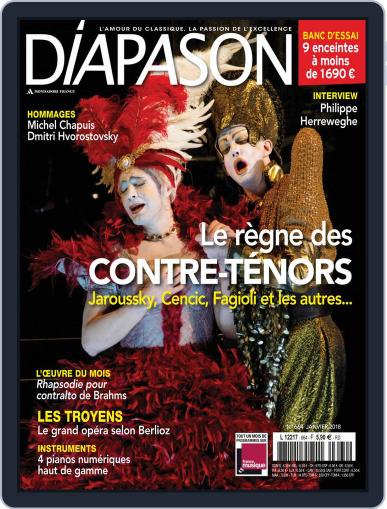 Diapason January 1st, 2018 Digital Back Issue Cover