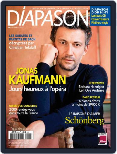 Diapason October 1st, 2017 Digital Back Issue Cover