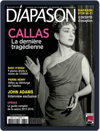 Diapason September 1st, 2017 Digital Back Issue Cover