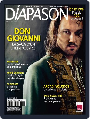 Diapason June 1st, 2017 Digital Back Issue Cover