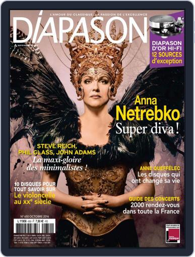 Diapason October 1st, 2016 Digital Back Issue Cover