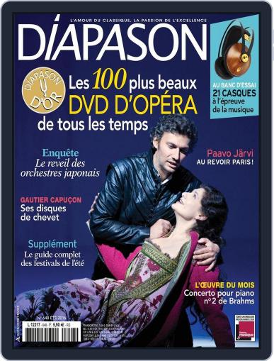 Diapason June 24th, 2016 Digital Back Issue Cover
