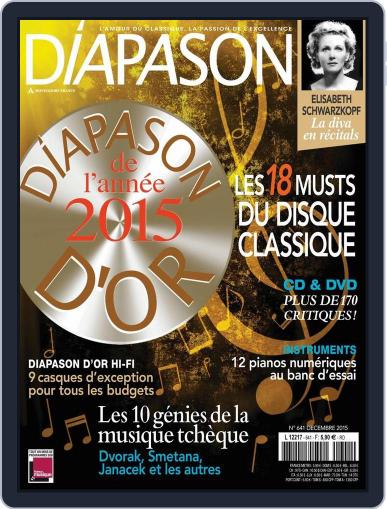 Diapason November 27th, 2015 Digital Back Issue Cover