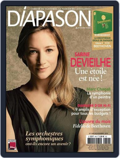 Diapason October 27th, 2015 Digital Back Issue Cover