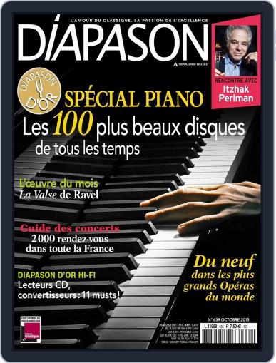 Diapason September 25th, 2015 Digital Back Issue Cover