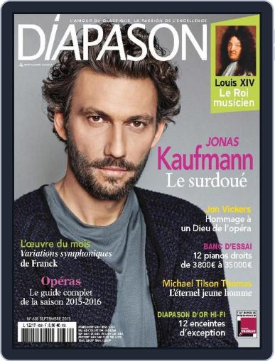 Diapason August 25th, 2015 Digital Back Issue Cover