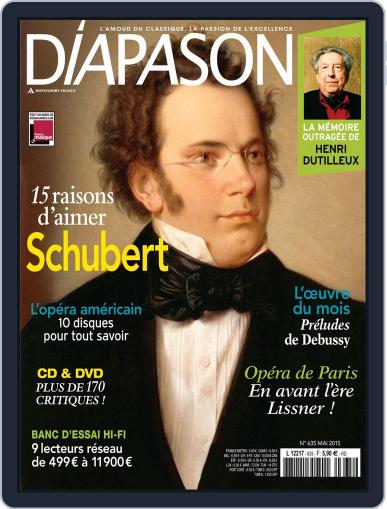Diapason April 28th, 2015 Digital Back Issue Cover
