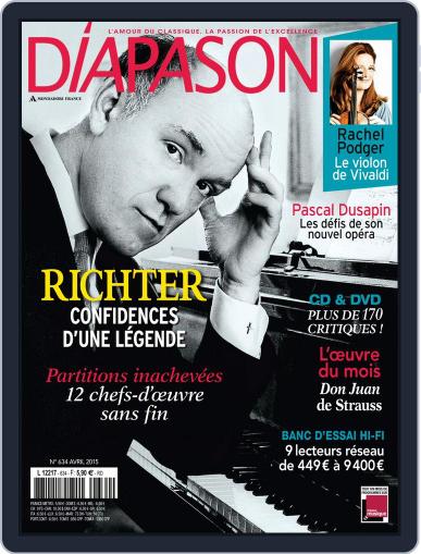 Diapason March 23rd, 2015 Digital Back Issue Cover