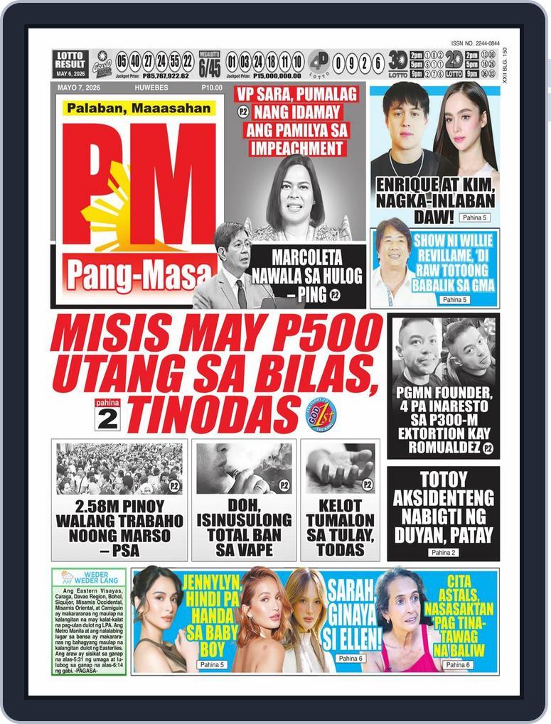 Pang Masa (Digital) Subscription