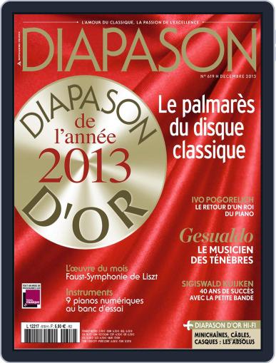 Diapason November 25th, 2013 Digital Back Issue Cover