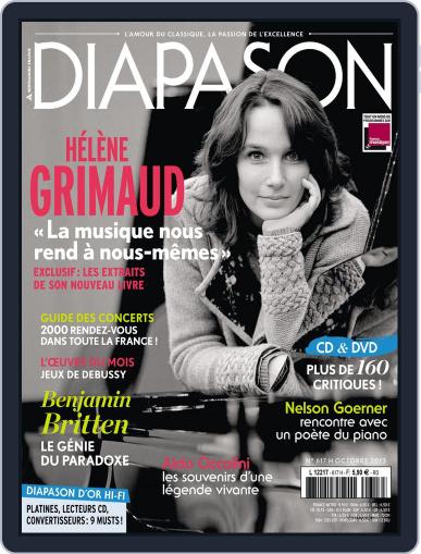 Diapason September 26th, 2013 Digital Back Issue Cover