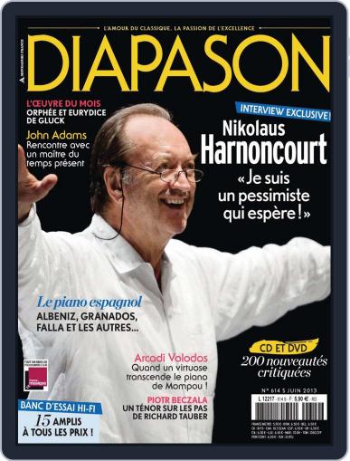 Diapason May 29th, 2013 Digital Back Issue Cover