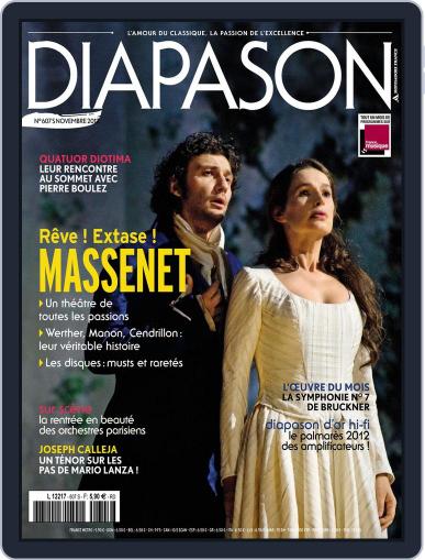 Diapason October 25th, 2012 Digital Back Issue Cover