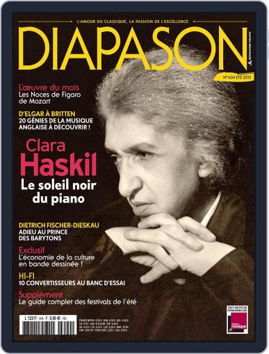 Diapason July 9th, 2012 Digital Back Issue Cover