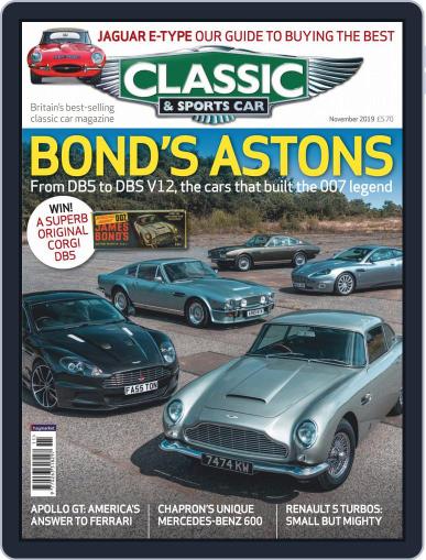 Classic & Sports Car November 1st, 2019 Digital Back Issue Cover